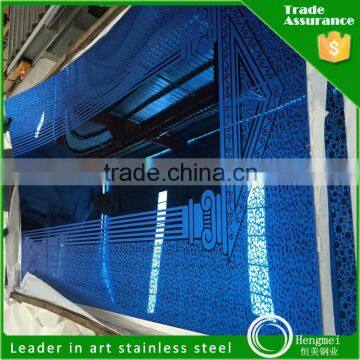 Best Selling Products Titanium Coated Stainless Steel Sheet for Hotel Decoration