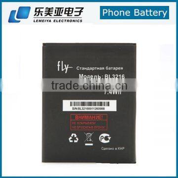 2000mah 18650 Li ion Mobile Phone battery For Fly BL3216