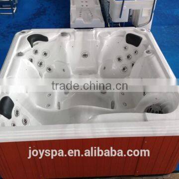 6 Person large outdoor spa pool with Pop-up speakers outdoor spa