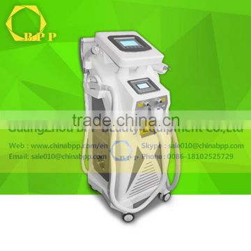 Hot Sale!! 2015 IPL+Elight+SHR 3 in one permenent hair removal machine with CE approved / IPL+Elight+SHR+Nd yag+laser machine