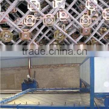 Slope protective net machine