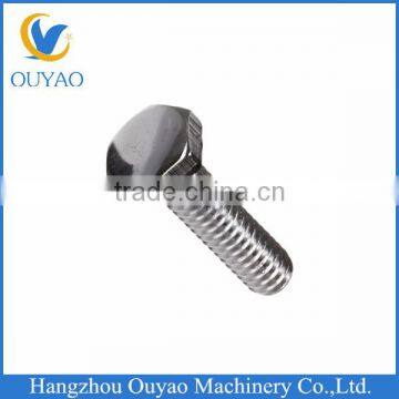 Chrome Plated Steel Hex Bolt, Hex Head, Male Threaded Hex Drive