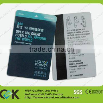 Plastic RFID standard hotel key card with competitive price