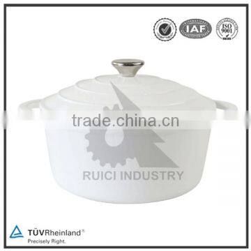 China color enamel coated cast iron casserole pot with low price