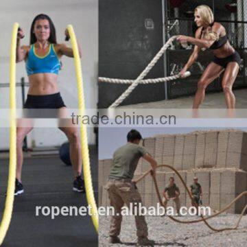 Polyester 3 strand rope/ battle rope/fitness rope