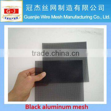 Black aluminum mesh