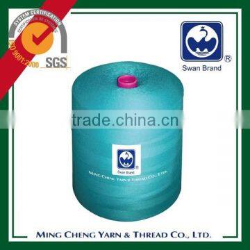 High tenacity spun polyester