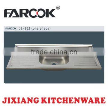 polish kitchen stainless steel trough sink JZ-392