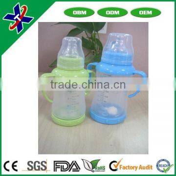 8 OZ pp case glass baby food bottle feeder