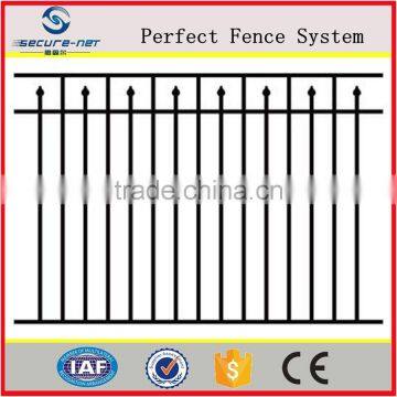 Durability Square Tubular Heavy Duty Steel Fence Panels With Picket Design photo-2