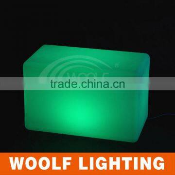 High Quality Illuminated Color Changing LED Bar Cube Chair Cube Seat photo-2