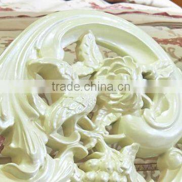 European Style Bed End Stool, Beautiful Designed Wood Carved Chaise Lounge Chair, Palace Princess Sofa Chair (BF01-ML026) photo-4