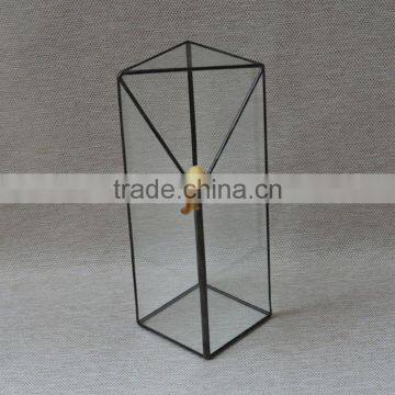 Home DIY decor micro landscape clear terrarium geometric glass greenhouse