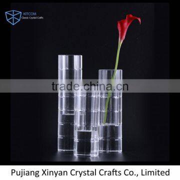 Best selling custom design long stem crystal vases from manufacturer