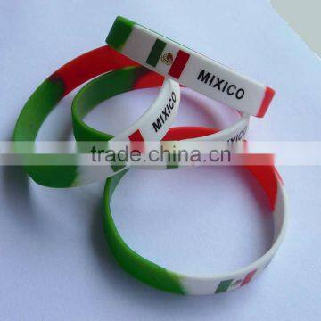 embossed silicone bracelet