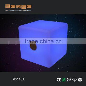 Portable Creative IP65 Rechargeable Music Stage Sound Concert Party Bar Club Garden Home LED Plastic Cube Chair Speaker photo-4