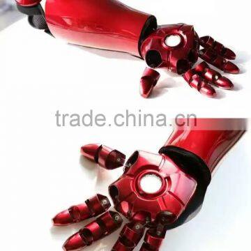 New Arrival Cool Ironman Arm 1:1 Wearable MK7 Flashing Light Arm Gloves,Cosplay Costume Remote Control Gloves With LED Light photo-3