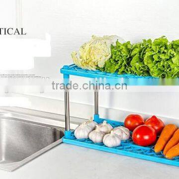 Mix Color Stock Layer 2 Steel Tub Multifunction Combined Storage Rack photo-6