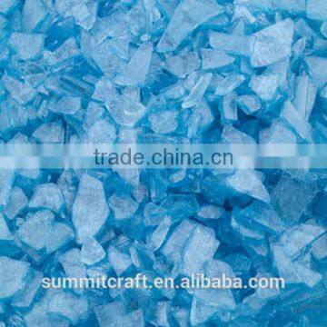 Crushed Acrylic Blue Landscaping Rocks Unique Vase Filler photo-2