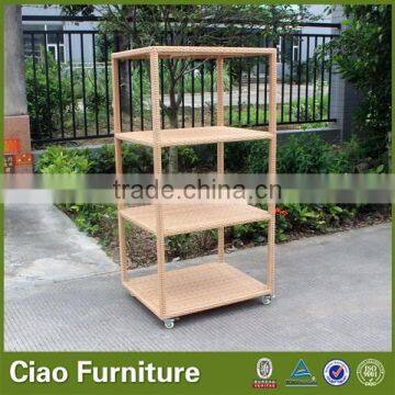 Bathroom rattan towel rack for hotel