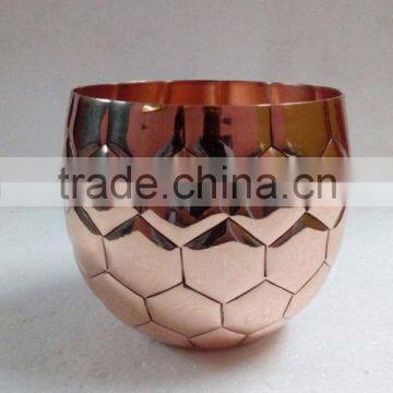 100% PURE COPPER FOOTBALL SHAPE ICE CREAM CUPS photo-2
