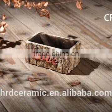 Outdoor Cement Plant Pot for Home and Garden Decoration photo-2