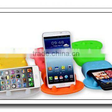 silicone phone holder with loud speaker