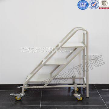 School Library Steel Shelf Large Loading Weight Book Ladder photo-4