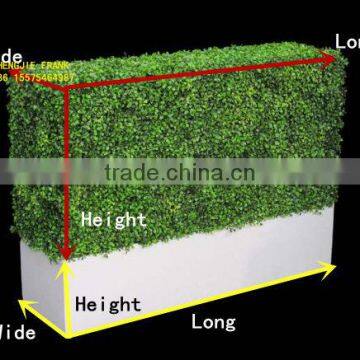 Wihte Planter Artificial Boxwood Hedge