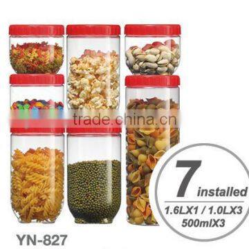 food storage jar set