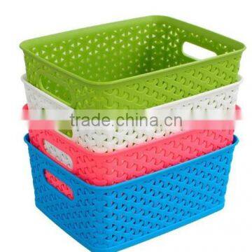 Plastic Rattan Baskets, Plastic Rattan Baskets With Cover photo-2