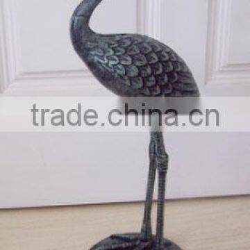 cast iron, garden decoration, cast iron crane,cast iron decorative pieces