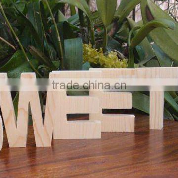 cheap beautiful decorative "home" wooden letters wholesale