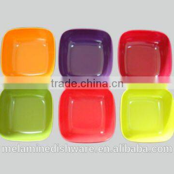 Durable melamine sauce dish,melamine colorful butter dish