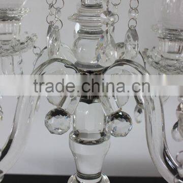 Jingyage Modern Crystal Candelabra for Wedding Centerpiece photo-4