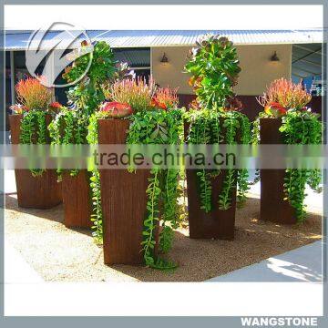 Hot selling modern metal outdoor flower pot