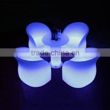 Interior Decorator Flower Lounge Chair With Led Light and IR Remote Control
