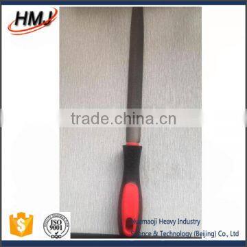 Rubber handle oriangle hand tool steel file for polishing