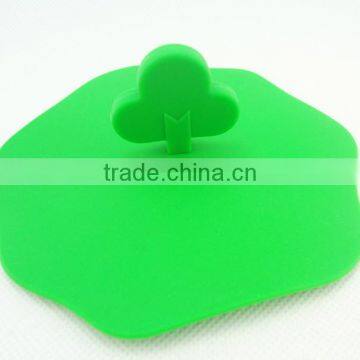 Silicone Cup Lids Tree Leaf Mug Cover Silicone Glass Cover Suction Lids for Coffee and Tea Cup