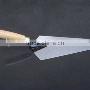 Durable Bricklaying Trowel with wood handle pointed blade