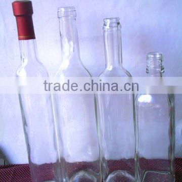 500ml clear glass wine bottles wholesale