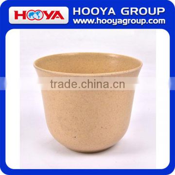 Assorted Colors Bamboo Biodegradable Bamboo Fiber Round Flower Pots Garden Flower Planters Plant Pots