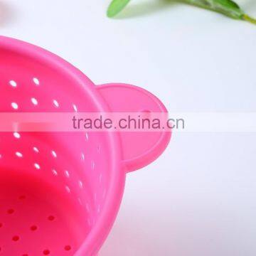 Foldable Pasta Basket,silicone Rubber Basket,silicone Folding Basket photo-2