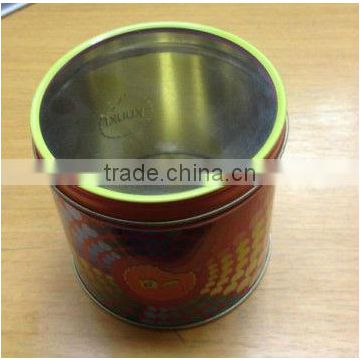 Metal Tins with Clear PVC Lid for Candle