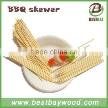 Bamboo BBQ skewer natural