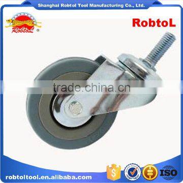 50mm Castor Wheel Caster Fixed Swivel Brake Rubber Nylon Pu TPR PP photo-2