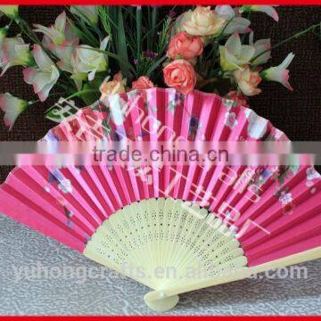 Chinese Bamboo Fabric Crafts Fan photo-5