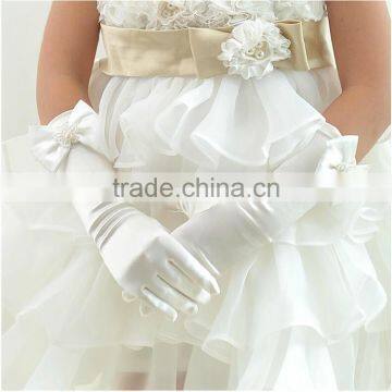 2015 Vintage Fairy Princess Gloves Girl Occasion Wear Kids Children Cosplay Gloves For Party Performance Flower Girl Gloves photo-2