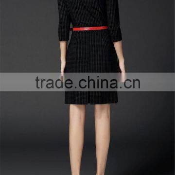 2015 Autumn Women Bodycon Carrer Dress Fashion OL Dress Long Sleeve Pencil Dress photo-5