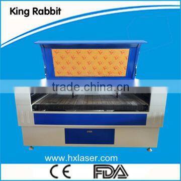 China rabbit fiber HX-1290SG Cloth laser engraver